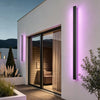 Ludlow Linear Outdoor Wall Light LED Strip IP65 Black