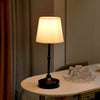 Linton Cordless Table Lamp Brushed Metal Touch Dimmable