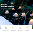 Grassington Solar Mushroom String Lights 5 m Garden