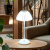 Arncliffe Ribbed Table Lamp Cordless Touch Three Tones