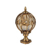 Masham Globe Pillar Light Clear Glass Retro Post Top Lamp