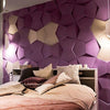 Richmond Bowtie 3D Leather Wall Panel Padded Geometric