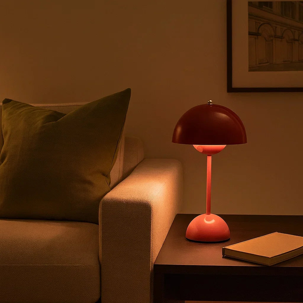 Morland Touch Table Lamp Rechargeable Dimmable LED Bedside