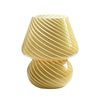 Ilkley Murano Style Glass Mushroom Lamp USB Dimmable