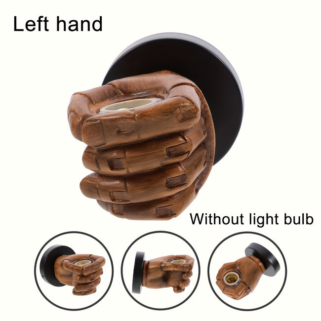 Grinton Hand Wall Lamp Sculptural Resin Sconce