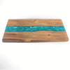 Hawes Resin River Chopping Board Acacia Wood Serving Board