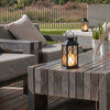 Belford Candlestick Solar Lantern Black Dusk to Dawn