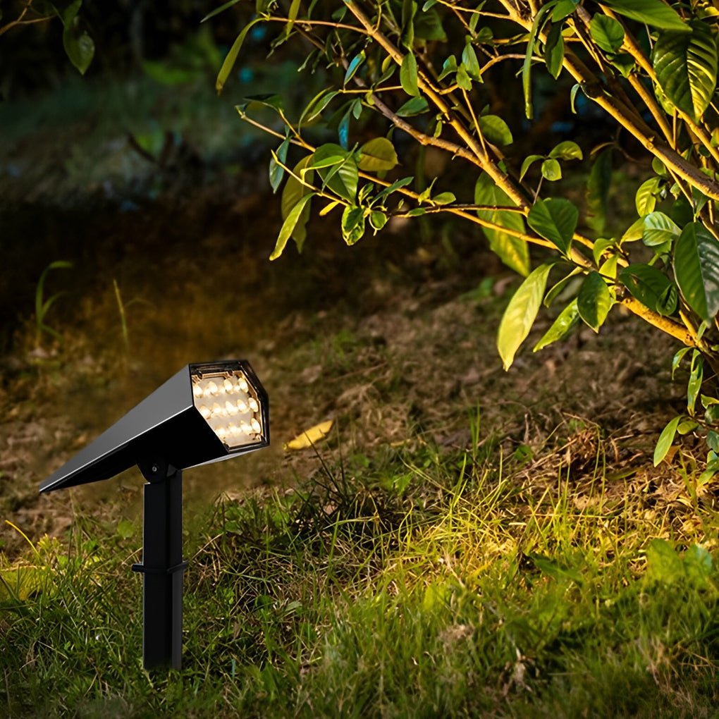 Beverley Solar Spike Spotlights Set of 2 Adjustable IP65