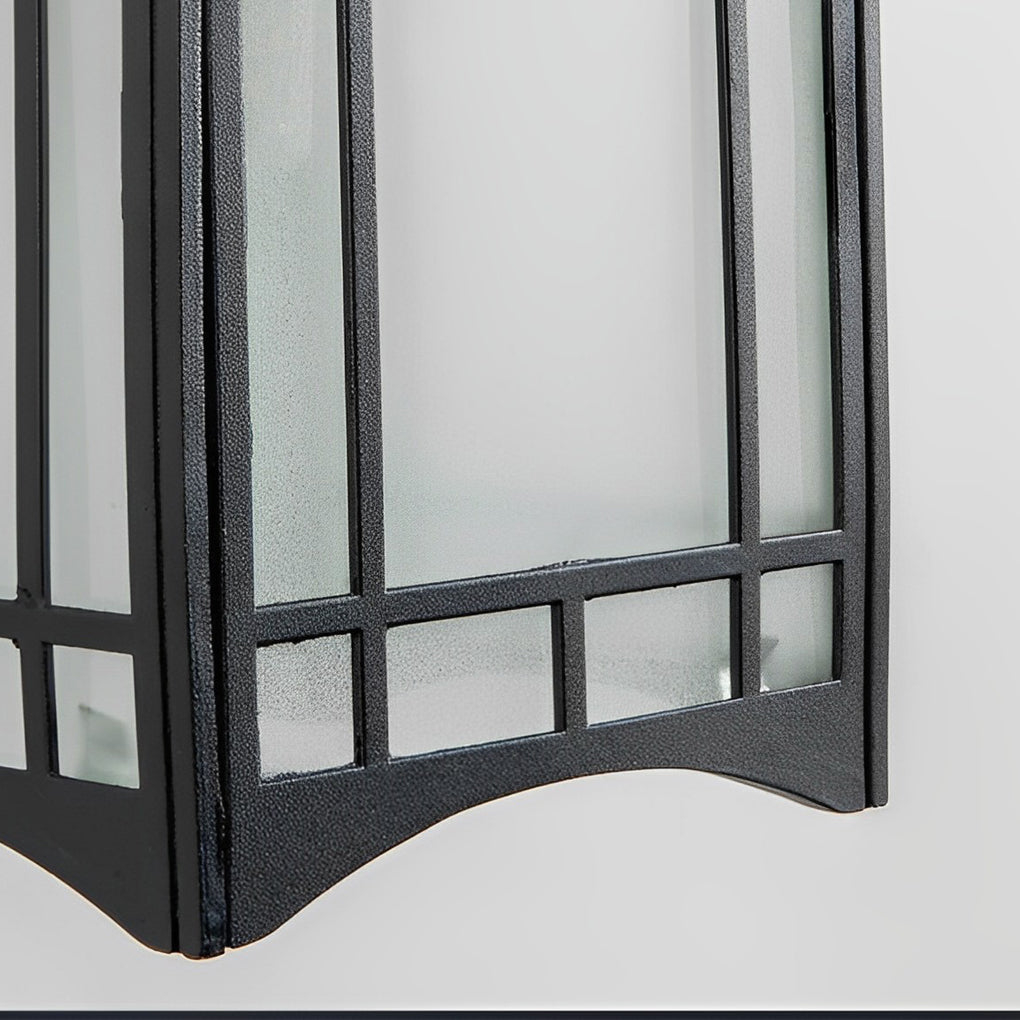 Morpeth Lantern Wall Light Solar or Hardwired Glass