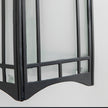Morpeth Lantern Wall Light Solar or Hardwired Glass