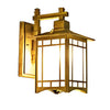 Morpeth Lantern Wall Light Solar or Hardwired Glass