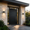 Amberley Up Down Outdoor Wall Light Black LED Sconce
