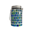 Wooler Mosaic Glass Solar Lights Set of 4 Garden Lanterns