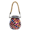 Wooler Mosaic Glass Solar Lights Set of 4 Garden Lanterns