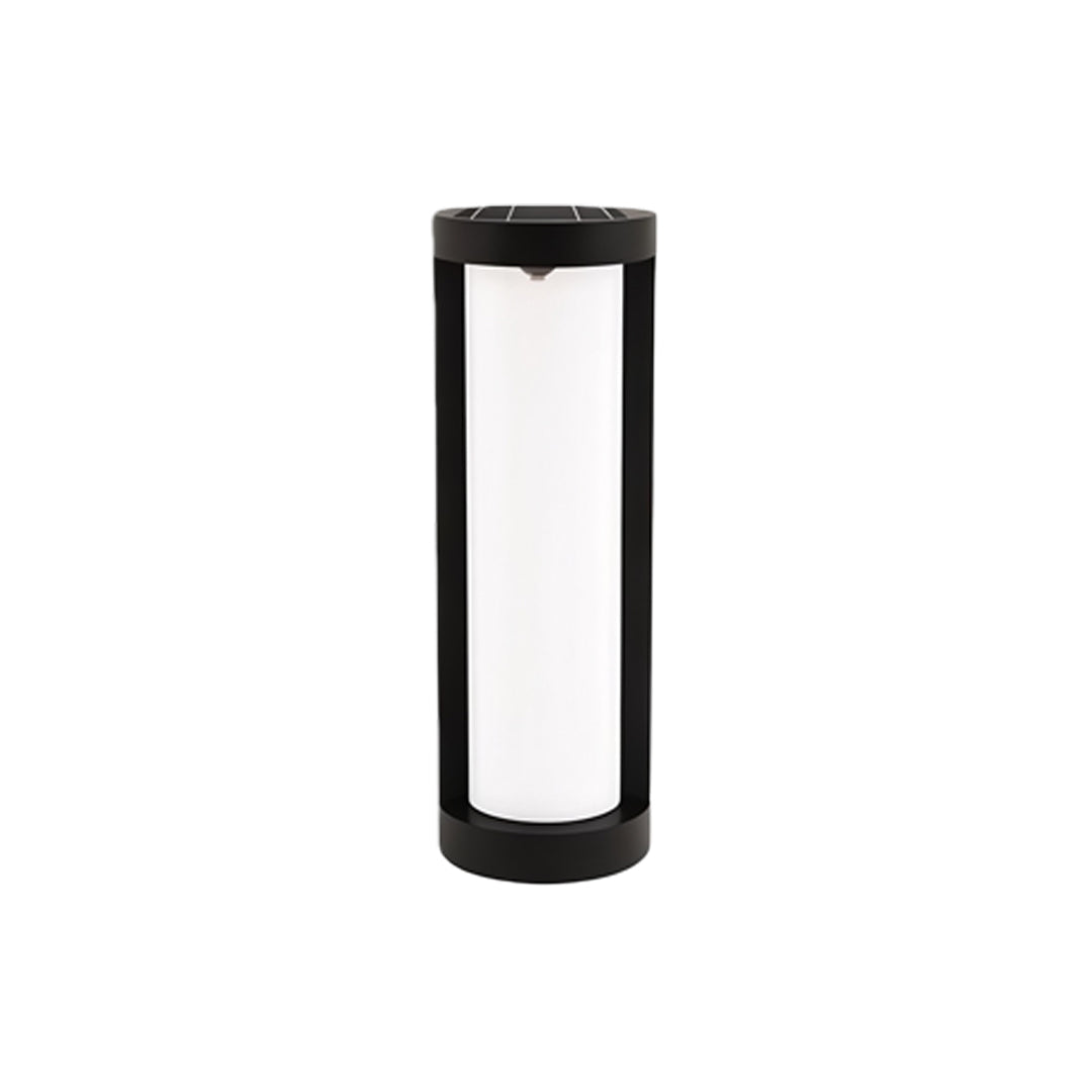Eyam Cylinder Bollard Light Solar or Hardwired Path Light