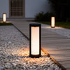 Eyam Cylinder Bollard Light Solar or Hardwired Path Light