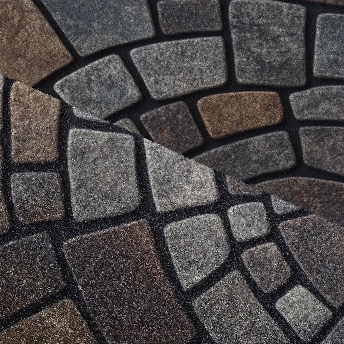 Kirkby Semicircle Mosaic Door Mat Non-Slip Indoor Outdoor