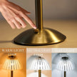 Arncliffe Ribbed Table Lamp Cordless Touch Three Tones