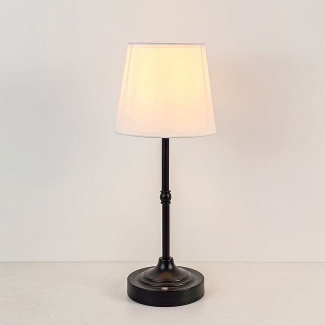 Linton Cordless Table Lamp Brushed Metal Touch Dimmable
