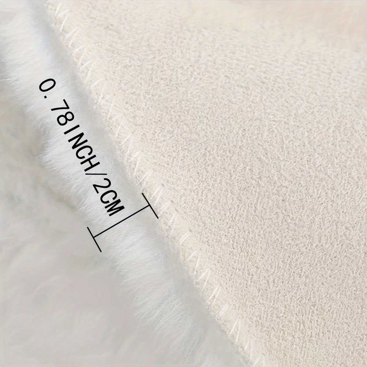 Askham Round Bubble Rug Fluffy Fleece Circle Carpet