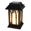 Belford Candlestick Solar Lantern Black Dusk to Dawn
