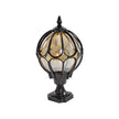 Masham Globe Pillar Light Clear Glass Retro Post Top Lamp