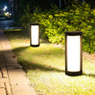 Eyam Cylinder Bollard Light Solar or Hardwired Path Light
