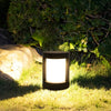 Eyam Cylinder Bollard Light Solar or Hardwired Path Light