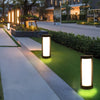 Eyam Cylinder Bollard Light Solar or Hardwired Path Light