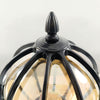 Masham Globe Pillar Light Clear Glass Retro Post Top Lamp