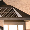 Morpeth Lantern Wall Light Solar or Hardwired Glass