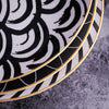 Euclid Dinner Plate Collection Six Patterned Designs