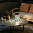 Wooler Mosaic Glass Solar Lights Set of 4 Garden Lanterns