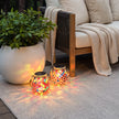 Wooler Mosaic Glass Solar Lights Set of 4 Garden Lanterns