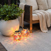 Wooler Mosaic Glass Solar Lights Set of 4 Garden Lanterns