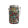 Wooler Mosaic Glass Solar Lights Set of 4 Garden Lanterns