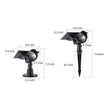 Pickering Solar Tree Spotlight Adjustable Head RGB Option