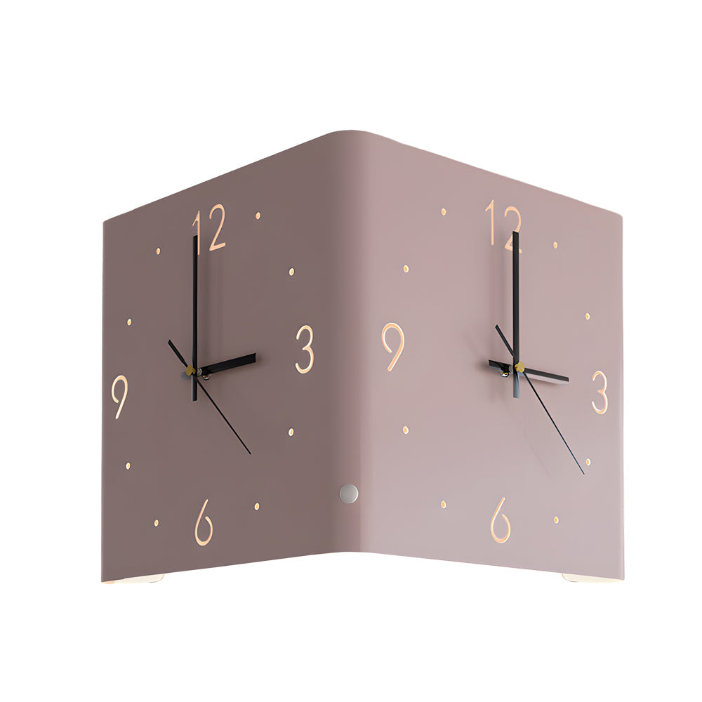 Kilburn Backlit Wall Clock Lamp Silent Motion Sensor
