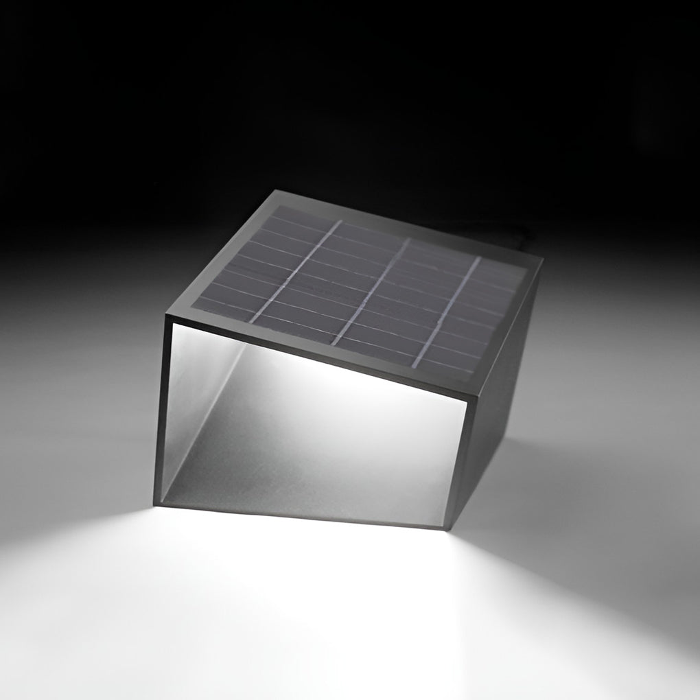 Hartland Cube Path Light Glass Geometric Garden Light