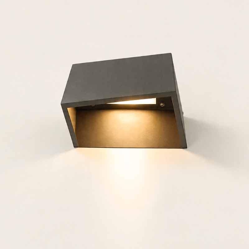 Hartland Cube Path Light Glass Geometric Garden Light