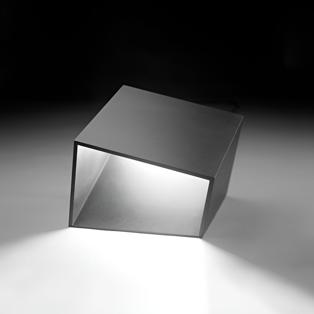 Hartland Cube Path Light Glass Geometric Garden Light