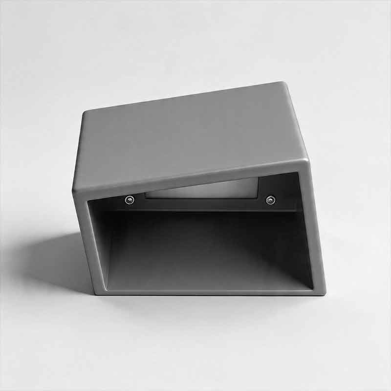Hartland Cube Path Light Glass Geometric Garden Light