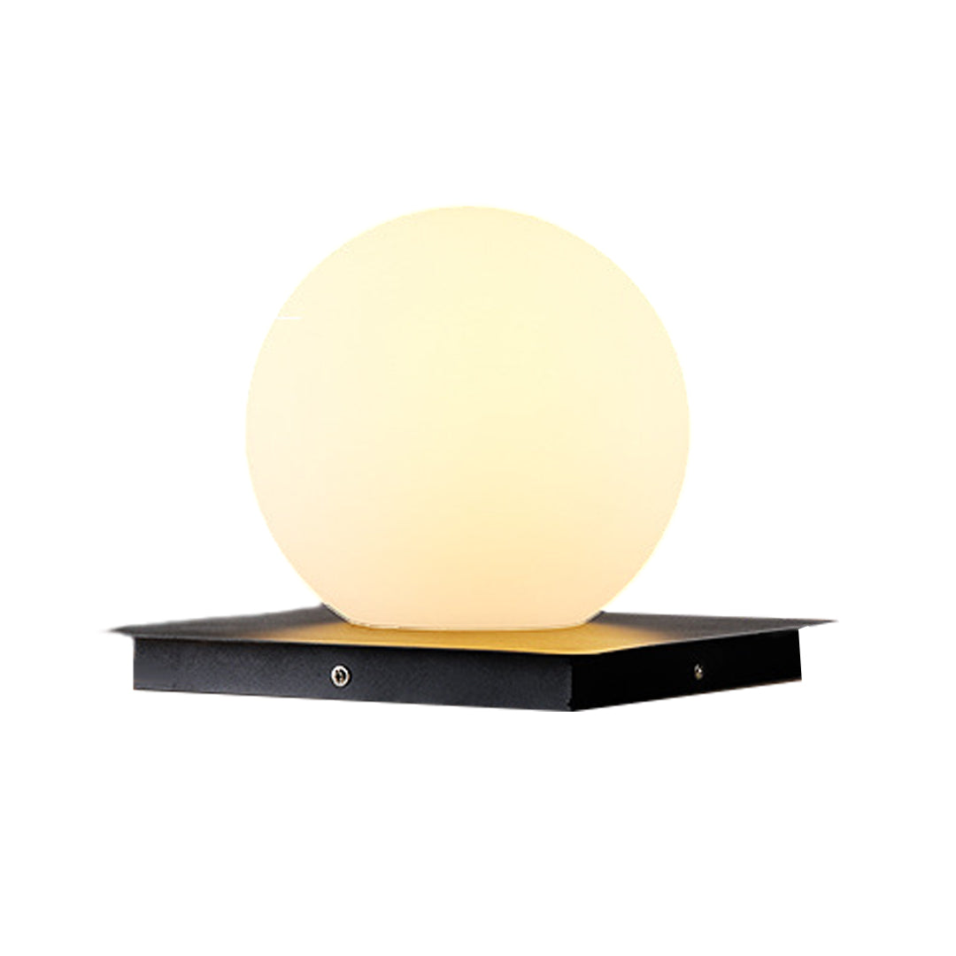 Lynton Outdoor Pillar Light Globe Cube or Cylinder Shade
