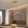Buxton Wave LED Pendant Light Dimmable Metal Linear