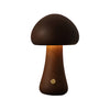 Cawood Wooden Mushroom Table Lamp Cordless Night Light