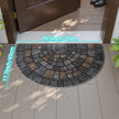Kirkby Semicircle Mosaic Door Mat Non-Slip Indoor Outdoor