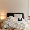 Sedgwick Faux Rabbit Fur Throw Blanket and Cushion