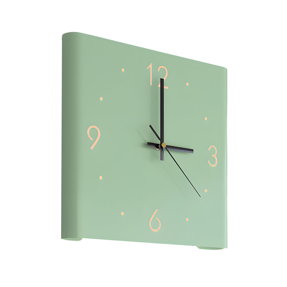Kilburn Backlit Wall Clock Lamp Silent Motion Sensor