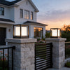 Gargrave Square Pillar Light Solar or Hardwired Garden Post