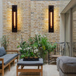 Chipping Industrial Wall Sconce Black Iron Linear Lamp